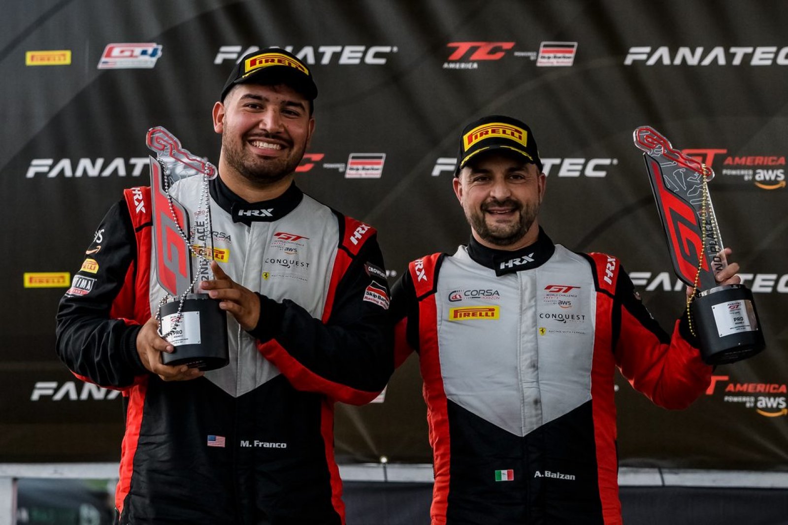 Franco, Balzan and Conquest Racing W/ Ferrari Claims Second Podium of the Season at NOLA! 