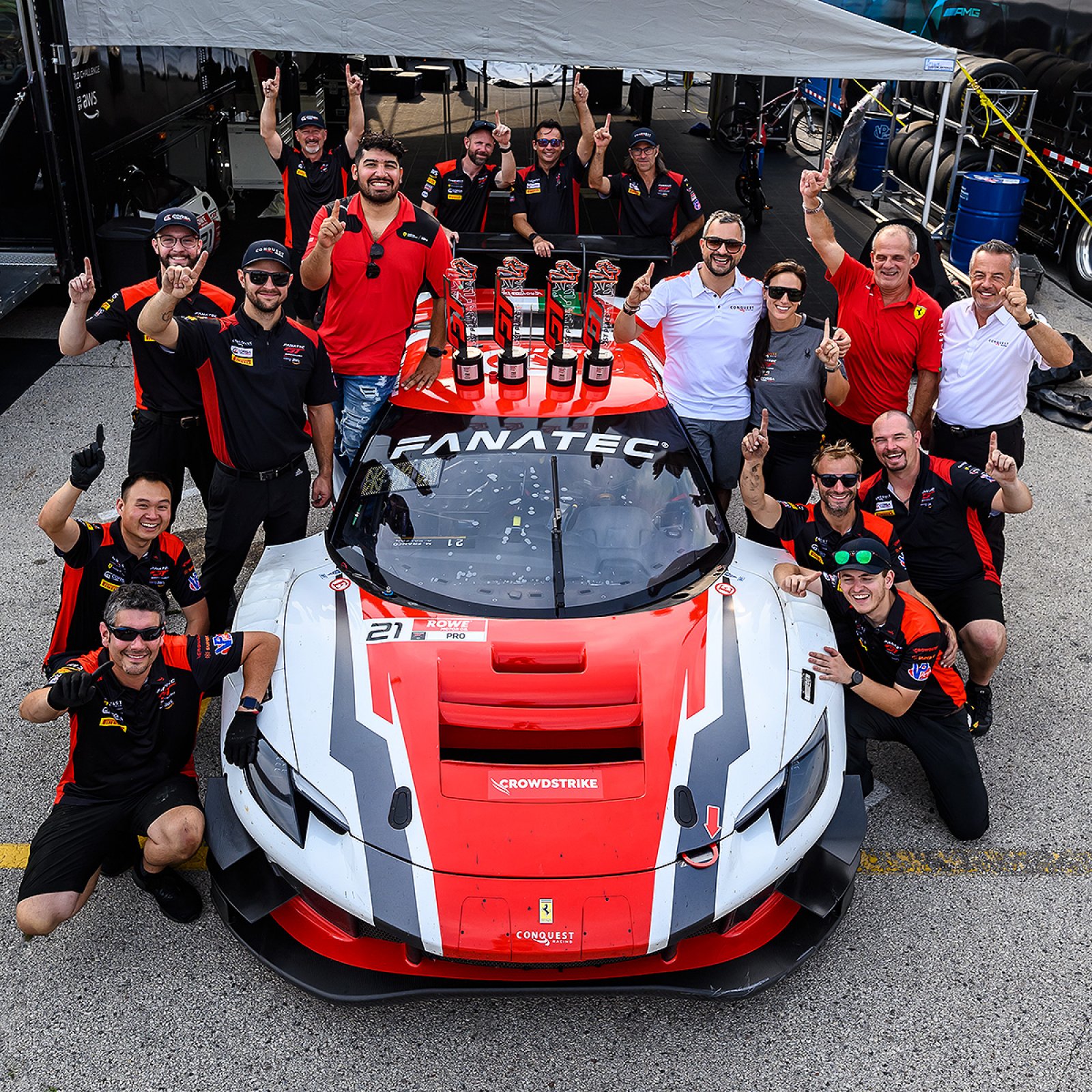 Conquest Racing W/ Ferrari Conquers Road America with Double Wins in GT World Challenge