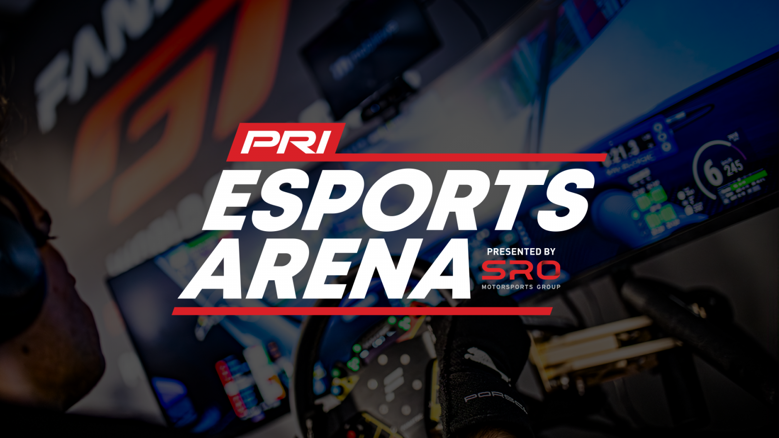 Esports Arena Brings Sim Racing Front and Center at the PRI Show with SRO America Partnership 