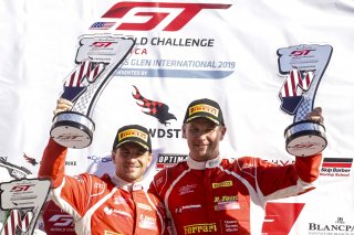 #61 Ferrari 488 GT3 of Daniel Serra and Toni Vilander, R. Ferri Motorsport, Watkins Glen World Challenge America, Watkins Glen NY
 | Brian Cleary/SRO

