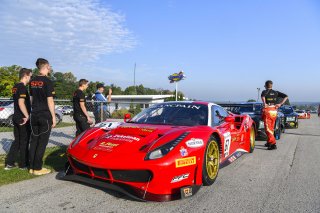 #61 Ferrari 488 GT3 of Daniel Serra and Toni Vilander, R. Ferri Motorsport, Road America World Challenge America, Elkhart Lake WI
 | SRO Motorsports Group