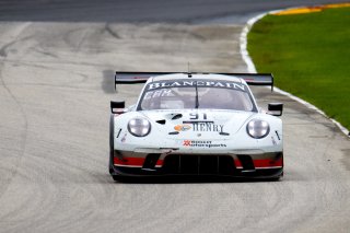 #91 Porsche 911 GT3R (991), Anthony Imperator, Matt Campbell, Wright Motorsports, SRO GT World Challenge America, Road America, September 2019. | Brian Cleary/SRO Motorsports Group