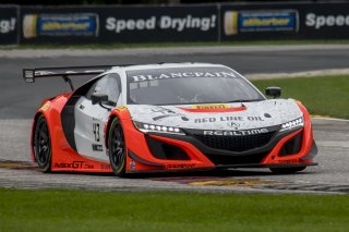 #43 Acura NSX, Mike Hedlund, Dane Cameron, RealTime Racing, SRO GT World Challenge America, Road America, September 2019. | Brian Cleary/SRO Motorsports Group