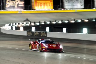 #61 Ferrari 488 GT3 of Miguel Molina and Toni Vilander with R. Ferri Motorsport

2019 Blancpain GT World Challenge America - Las Vegas, Las Vegas NV | Gavin Baker/SRO

