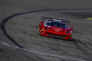 #61 Ferrari 488 GT3, Miguel Molina, Toni Vilander, R. Ferri Motorsport, Blancpain GT World Challenge  America, Las Vegas, October 2019.
 | Brian Cleary/SRO