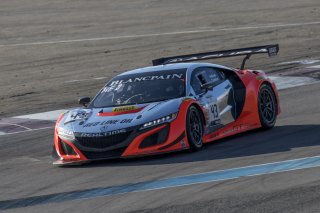 #43 Acura NSX, Mike Hedlund, Dane Cameron, RealTime Racing, Blancpain GT World Challenge  America, Las Vegas, October 2019.
 | Brian Cleary/SRO