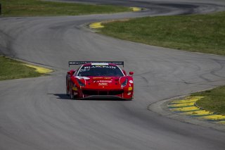 #61, Ferrari 488 GT3, Miguel Molina and Toni Vilander, GT SprintX, VIRginia International Raceway, Alton VA
 | Brian Cleary/SRO
