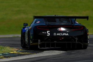 #5 Acura NSX of Ryan Eversley and Till Bechtolsheimer 

VIRginia International Raceway, Alton VA | Gavin Baker/SRO

