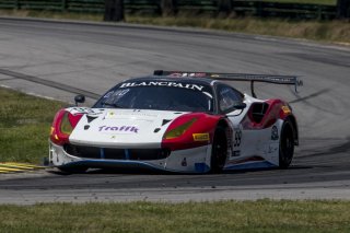 #99, Ferrari 488 GT3, Alfred Caiola and Matt Plumb, GT SprintX, VIRginia International Raceway, Alton VA
 | Brian Cleary/SRO
