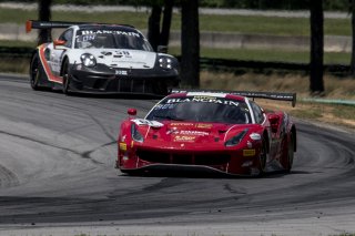 #61, Ferrari 488 GT3, Miguel Molina and Toni Vilander, GT SprintX, VIRginia International Raceway, Alton VA
 | Brian Cleary/SRO
