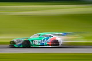 #63 Mercedes-AMG GT3 of David Askew and Ryan Dalziel 

VIRginia International Raceway, Alton VA | Gavin Baker/SRO
