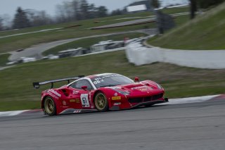#61 Ferrari 488 GT3 of Miguel Molina and Toni Vilander, Castrol Victoria Day SpeedFest Weekend, Clarington ON
 | Brian Cleary/SRO      