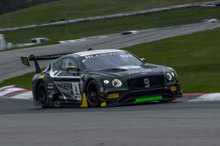 #9 Bentley Continental GT3 of Alvaro Parente and Andy Soucek, Castrol Victoria Day SpeedFest Weekend, Clarington ON
 | Brian Cleary/SRO      