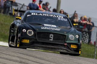 #9 Bentley Continental GT3 of Alvaro Parente and Andy Soucek, Castrol Victoria Day SpeedFest Weekend, Clarington ON
 | Brian Cleary/SRO
