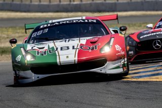 #7, Squadra Corse Garage Italia, Ferrari 488 GT3, Martin Fuentes and Caeser Bacarella, Hublot, SRO at Sonoma Raceway, Sonoma CA
 | Brian Cleary/SRO
     