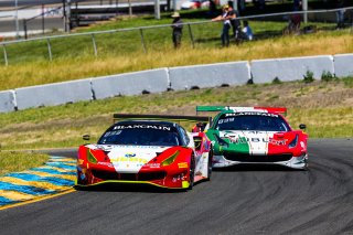 #19 Ferrari 488 GT3 of Christopher Cagnazzi and Andy Lally 

SRO at Sonoma Raceway, Sonoma CA | Fabian Lagunas/SRO