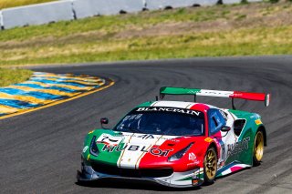 #7 Ferrari 488 GT3 of Martin Fuentes and Caeser Bacarella 

SRO at Sonoma Raceway, Sonoma CA | Fabian Lagunas/SRO