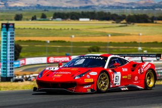 #61 Ferrari 488 GT3 of Miguel Molina and Toni Vilander 

SRO at Sonoma Raceway, Sonoma CA | Fabian Lagunas/SRO