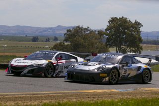 #38, K2R Motorsports, Porsche 911 GT3 R (991), Kevan Millstein and Alex Barron, SRO at Sonoma Raceway, Sonoma CA
 | Brian Cleary/SRO
