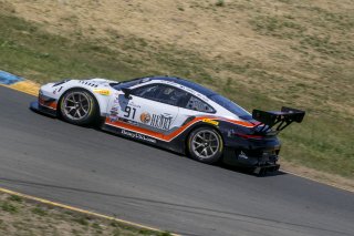 #91, Wright Motorsports, Porsche 911 GT3 R (991), Anthony Imperato and Matt Campbell, Henry Rifle, SRO at Sonoma Raceway, Sonoma CA
 | Brian Cleary/SRO
