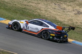 #58, Wright Motorsports, Porsche 911 GT3 R (991), Patrick Long and Scott Hargrove, Porsche Consulting Henry Rifle, SRO at Sonoma Raceway, Sonoma CA
 | Brian Cleary/SRO
