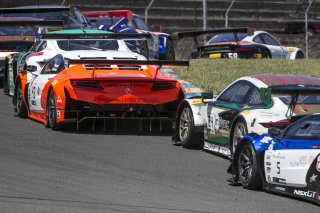 #43, RealTime Racing, Acura NSX, Bret Curtis and Dane Cameron, SRO at Sonoma Raceway, Sonoma CA
 | Brian Cleary/SRO
