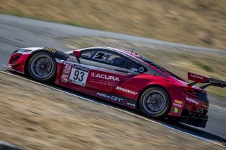 #93 Acura NSX GT3 of Shelby Blackstock and Trent Hindman, Racers Edge Motorsports, GT3 Pro-Am, 2020 SRO Motorsports Group - Sonoma Raceway, Sonoma CA
 | Brian Cleary/SRO  
