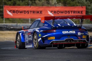 #14 Porsche 911 GT3 of James Sofronas and Jeroen Bleekemolen, GMG Racing, GT3 Pro-Am, SRO America, Sonoma Raceway, Sonoma CA, Aug 2020.
 | Brian Cleary/SRO