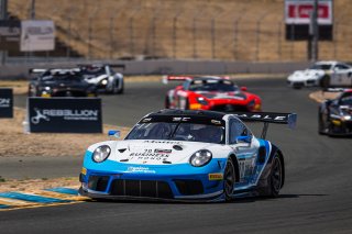 #20 Porsche 911 GT3 R of Fred Poordad and Max Root, Wright Motorsports, GT3 Am, 2020 SRO Motorsports Group - Sonoma Raceway, Sonoma CA
 | Brian Cleary      