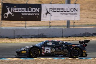 #24 Ferrari 488 GT3 of Ziad Ghondour and Jeff Segal, TR3 Racing, GT3 Pro-Am, 2020 SRO Motorsports Group - Sonoma Raceway, Sonoma CA
 | Brian Cleary      