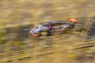 #14 Porsche 911 GT3 of James Sofronas and Jeroen Bleekemolen, GMG Racing, GT3 Pro-Am, SRO America, Sonoma Raceway, Sonoma CA, Aug 2020.
 | Brian Cleary/SRO  