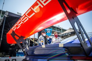 #14 Porsche 911 GT3 of James Sofronas and Jeroen Bleekemolen, GMG Racing, GT3 Pro-Am,   
2020 SRO Motorsports Group - Sonoma Raceway, Sonoma CA | Brian Cleary/SRO