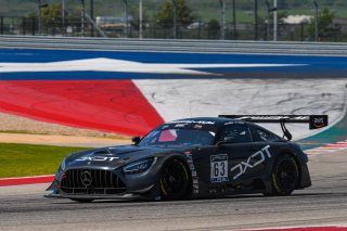 #63 Mercedes-AMG GT3 of David Askew and Ryan Dalziel, DXDT Racing, GT3 Pro-Am, SRO America, Circuit of the Americas, Austin TX, September 2020.
 | SRO Motorsports Group