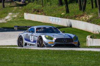 #33 Mercedes-AMG GT3 of Indy Dontje and Russell Ward, Winward Racing, GT3 Pro-Am, SRO America, Road America, Elkhart Lake, WI, August 2020.
 | Sarah Weeks/SRO             