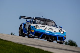 #20 Porsche 911 GT3 R of Fred Poordad and Max Root, Wright Motorsports, GT3 Am, SRO America, Road America, Elkhart Lake, WI, July 2020.
 | Brian Cleary/SRO
