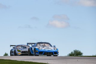 #20 Porsche 911 GT3 R of Fred Poordad and Max Root, Wright Motorsports, GT3 Am, SRO America, Road America, Elkhart Lake, WI, August 2020.
 | Sarah Weeks/SRO             