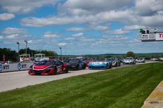 #93 Acura NSX GT3 of Shelby Blackstock and Trent Hindman, Racers Edge Motorsports, GT3 Pro-Am, SRO America, Road America, Elkhart Lake, WI, August 2020
 | SRO Motorsports Group