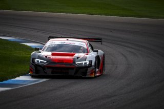 #31 Audi R8 LMS GT3 of Mirko Bortolotti, Spencer Pumpelly, and Markus Winkelhock, Audi Sport Team Hardpoint WRT, GT3 Overall, SRO, Indianapolis Motor Speedway, Indianapolis, IN, September 2020.
 | Brian Cleary/SRO