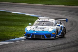 #20 Porsche 911 GT3 R of Fred Poordad, Max Root and Jan Heylen, Wright Motorsports/Robert Viglione, GT3 Silver CupSRO, Indianapolis Motor Speedway, Indianapolis, IN, September 2020.
 | Brian Cleary/SRO