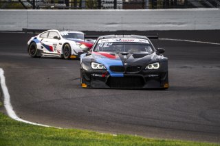 #34 BMW M6 GT3 of Nicky Catsburg, Connor De Phillippi, and Augusto Farfus, Walkenhorst Motorsport, GT3 Overall, SRO, Indianapolis Motor Speedway, Indianapolis, IN, September 2020.
 | Brian Cleary/SRO