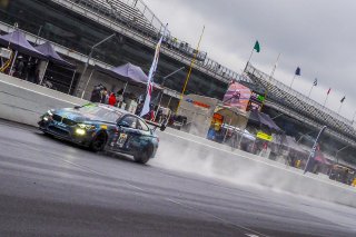 #438 BMW M4 GT4 of Samantha Tan, Jon Miller, and Nick Wittmer, ST Racing, GT4, SRO, Indianapolis Motor Speedway, Indianapolis, IN, September 2020.
 | Brian Cleary/SRO