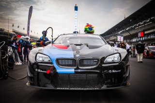 #34 BMW M6 GT3 of Nicky Catsburg, Connor De Phillippi, and Augusto Farfus, Walkenhorst Motorsport, GT3 Overall, SRO, Indianapolis Motor Speedway, Indianapolis, IN, September 2020. | Fabian Lagunas/SRO