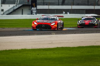 #04 Mercedes AMG GT3 of George Kurtz, Colin Braun and Richard Hesitand, DXDT Racing, GT3 Pro-Am, IN, Indianapolis, Indianapolis Motor Speedway, SRO, September 2020.
 | Fabian Lagunas/SRO