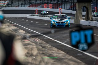 #25 BMW M4 GT4 of Cole Ciraulo, Tim Barber, and Parker Chase, CCR Team TFB, GT4, IN, Indianapolis, Indianapolis Motor Speedway, SRO, September 2020.
 | Fabian Lagunas/SRO