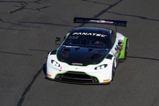 #12 Aston Martin Vantage AMR GT3 of Drew Staveley and Frank Gannett, Ian Lacy Racing, GTWCA Pro-Am, Sonoma Raceway, Sonoma, CA, March 2021.   | SRO Motorsports Group