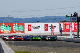 #3 Lamborghini Huracan GT3 of Jordan Pepper and Andrea Caldarelli, K-PAX Racing, Pro, SRO America, Sonoma Raceway, Sonoma, CA, March 2021.  | Regis Lefebure/SRO