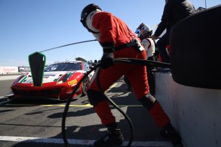 #61 Ferrari 488 GT3 of Jean-Claude Saada and Conrad Grunewald, AF Corse, Am, SRO America Sonoma Raceway, Sonoma, CA, March 2021.  | (c)2021 Regis Lefebure