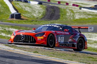 #04 Mercedes-AMG GT3 of George Kurtz and Colin Braun, DXDT Racing, Pro-Am, SRO America Sonoma Raceway, Sonoma, CA, March 2021.   | Brian Cleary/BCPix.com