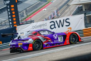 #19 Mercedes-AMG GT3 of Erin Vogel and Michael Cooper, DXDT Racing, Pro-Am, GT World Challenge America, SRO America, Circuit of the Americas, Austin, Texas, April May 2021. | SRO Motorsports Group