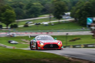 #63 Mercedes-AMG GT3 of David Askew and Ryan Dalziel, DXDT Racing, Fanatec GT World Challenge America powered by AWS, Pro-Am, SRO America, Road America, Elkhart Lake, Aug 2021.
 | Sarah Weeks/SRO             